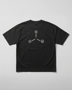 RULES BASED ORDER // 240GSM SYSTEM ARTIFACT Black // Unisex Oversized