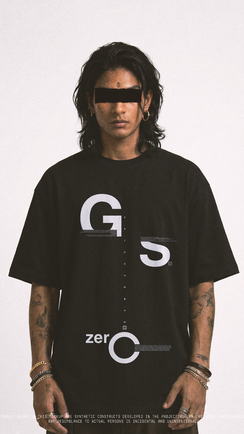 ZSG // STANDARD ISSUE Black // Unisex Oversized Standard T-Shirt