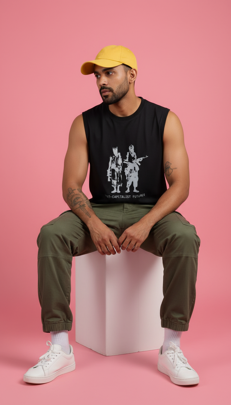 Post-Capitalist Futures — Men’s Sleeveless T-Shirt