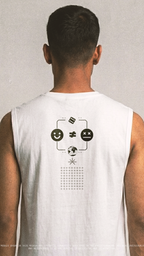ZSG // STANDARD ISSUE White // Men's Sleeveless T-Shirt