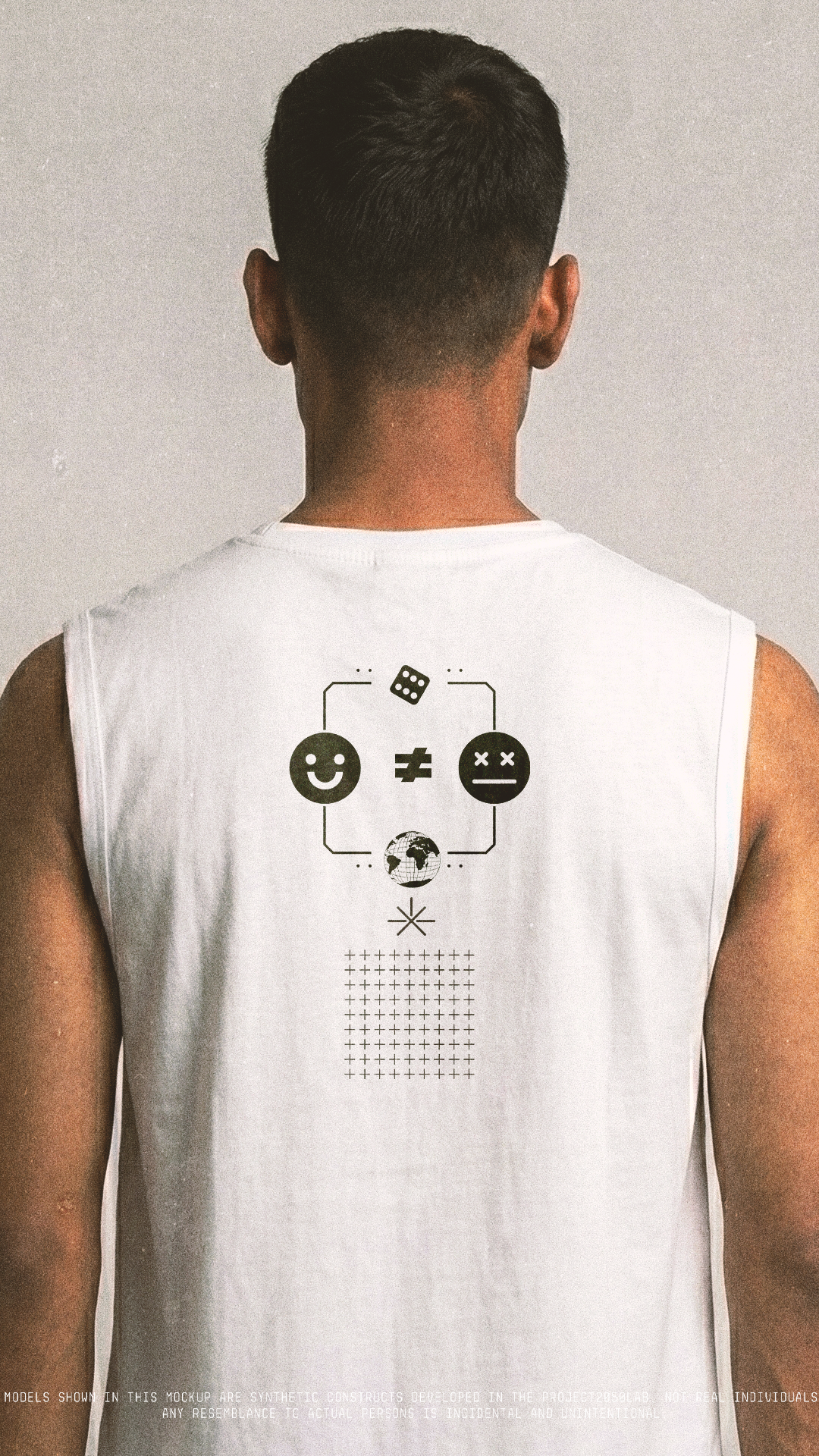 ZSG // STANDARD ISSUE White // Men's Sleeveless T-Shirt
