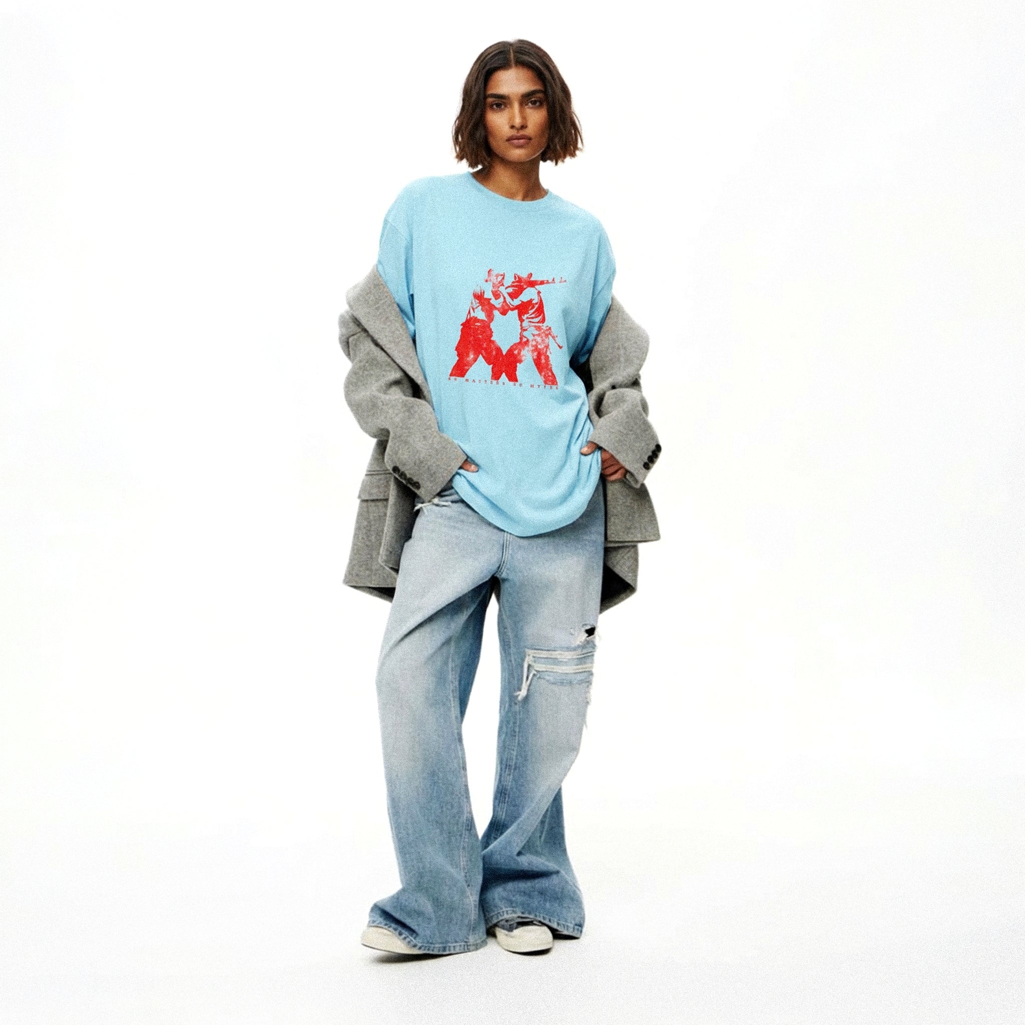 No Masters No Myths Unisex Oversized Classic T-Shirt