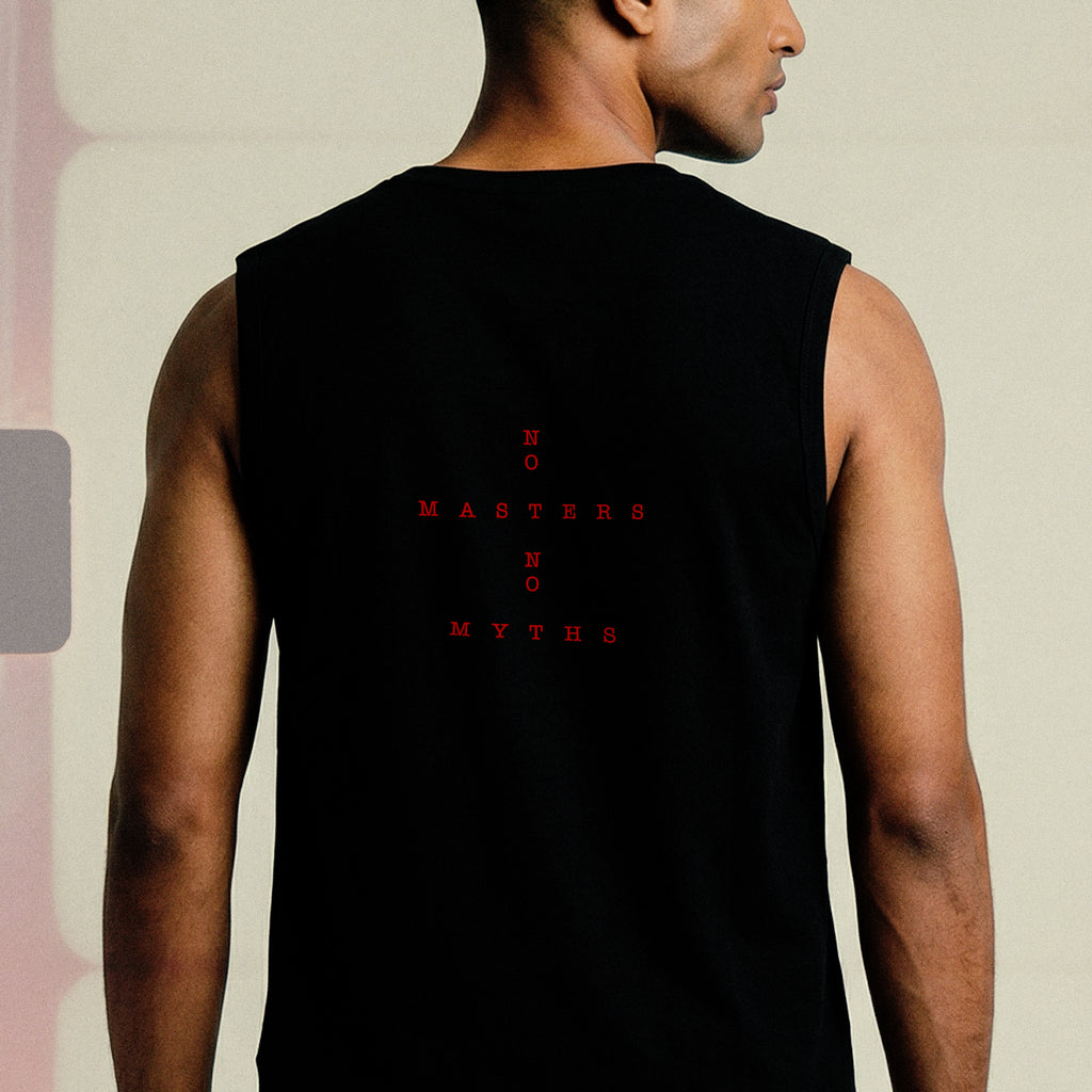 No Masters No Myths Men's Sleeveless T-Shirt