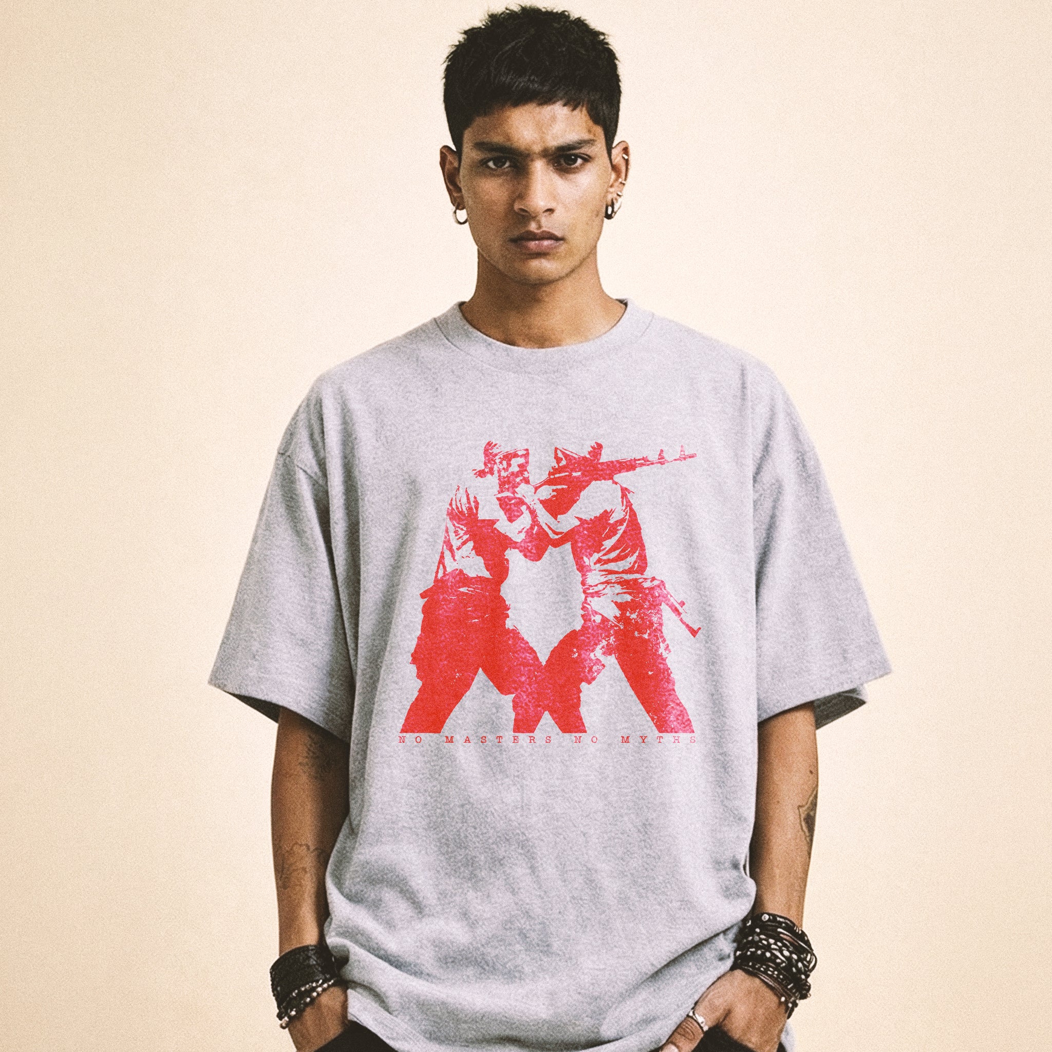 No Masters No Myths Unisex Oversized Classic T-Shirt