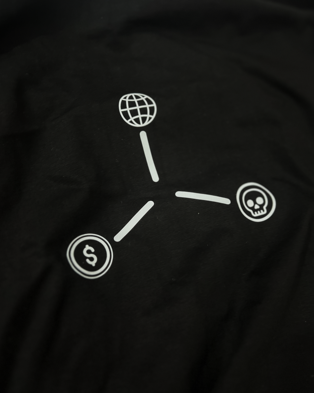 RULES BASED ORDER // 240GSM SYSTEM ARTIFACT Black // Unisex Oversized
