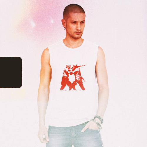 No Masters No Myths Men's Sleeveless T-Shirt