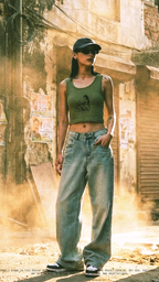 Queens Female Crop Tank