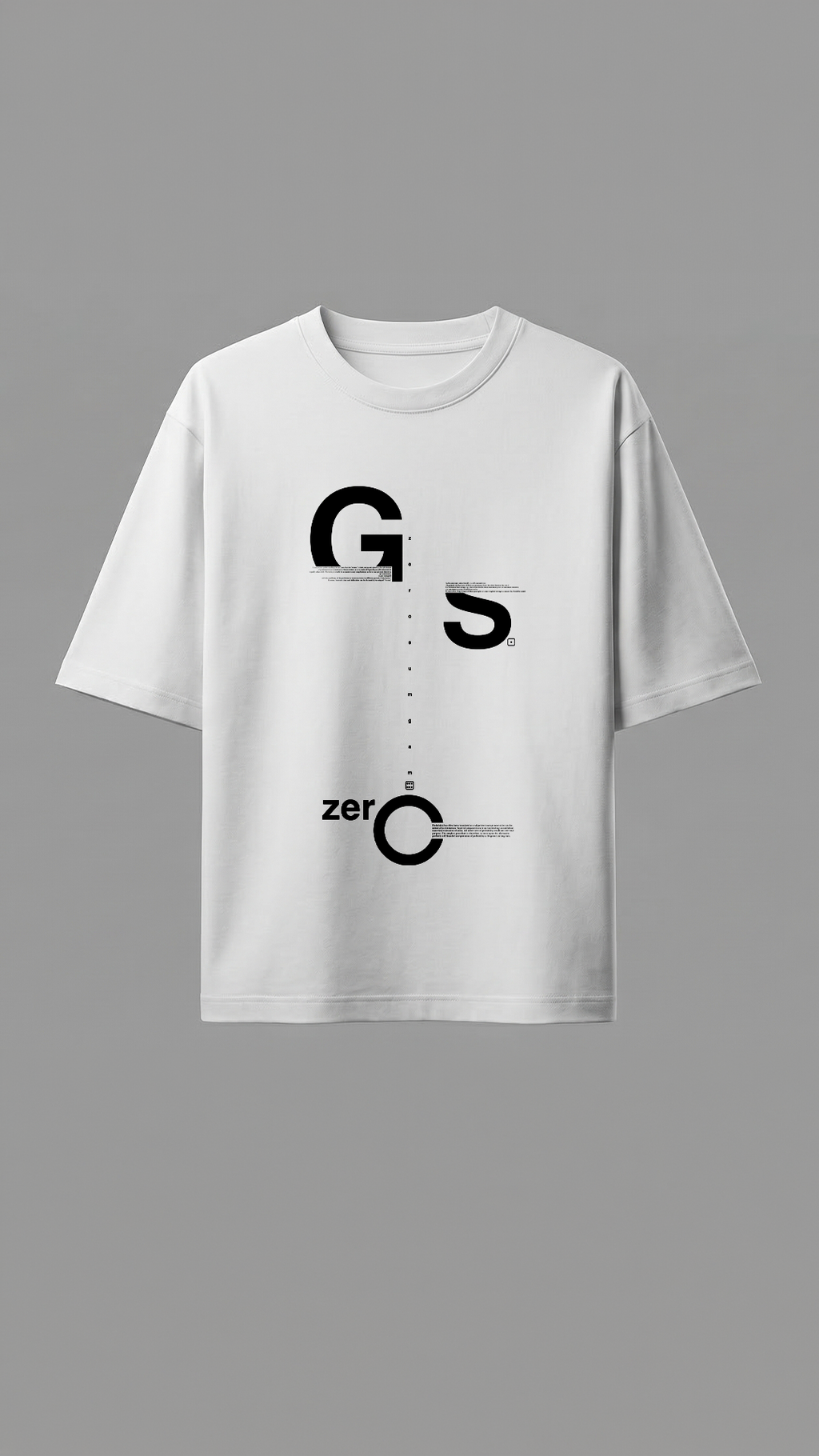 ZSG // SYSTEM 180GSM White // T-Shirt