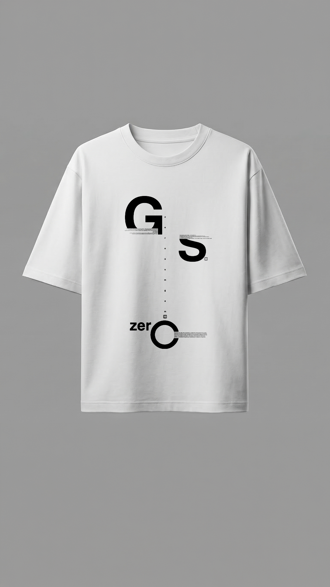 ZSG // SYSTEM 180GSM White // T-Shirt