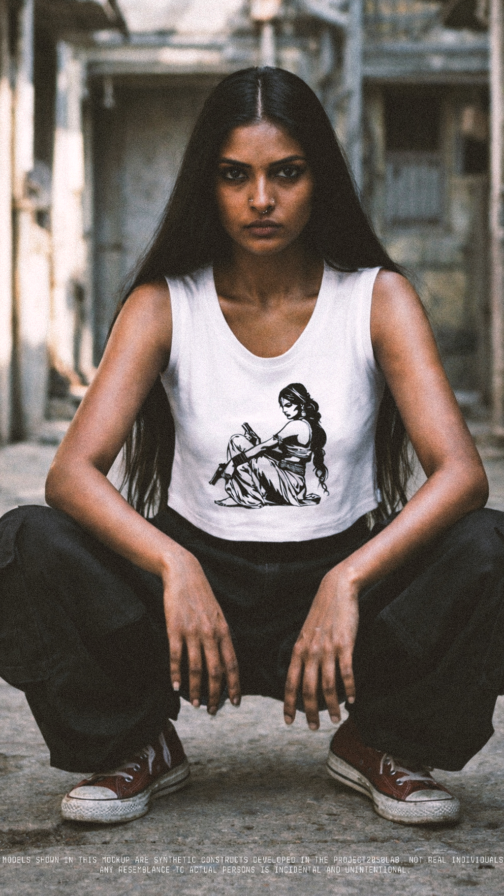 Queens Female Crop Tank