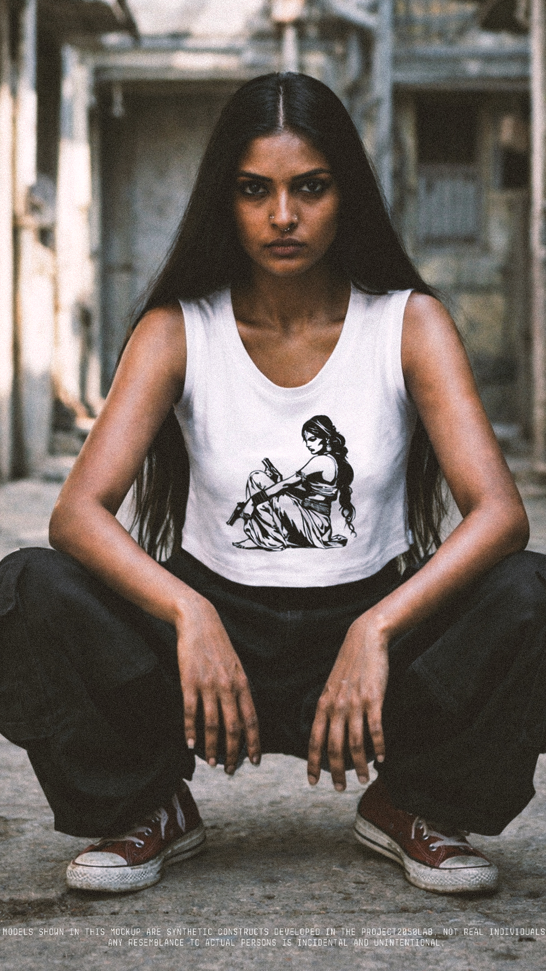 Queens Female Crop Tank