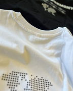 GLOBAL HEGEMONY // 240GSM SYSTEM ARTIFACT White // Unisex Oversized
