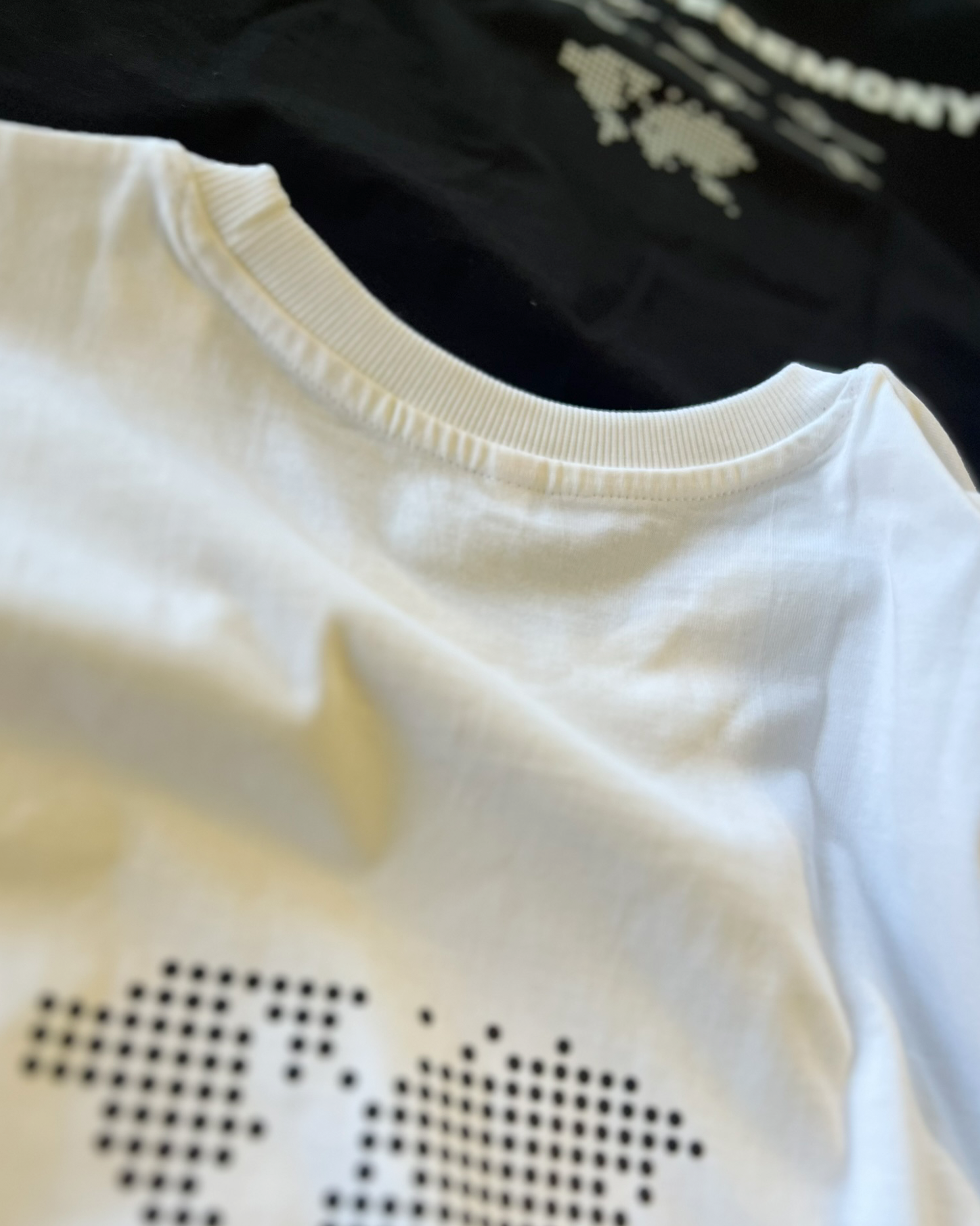GLOBAL HEGEMONY // 240GSM SYSTEM ARTIFACT White // Unisex Oversized