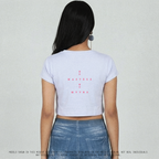 No Masters No Myths Female Crop Top