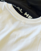 GLOBAL HEGEMONY // 240GSM SYSTEM ARTIFACT White // Unisex Oversized