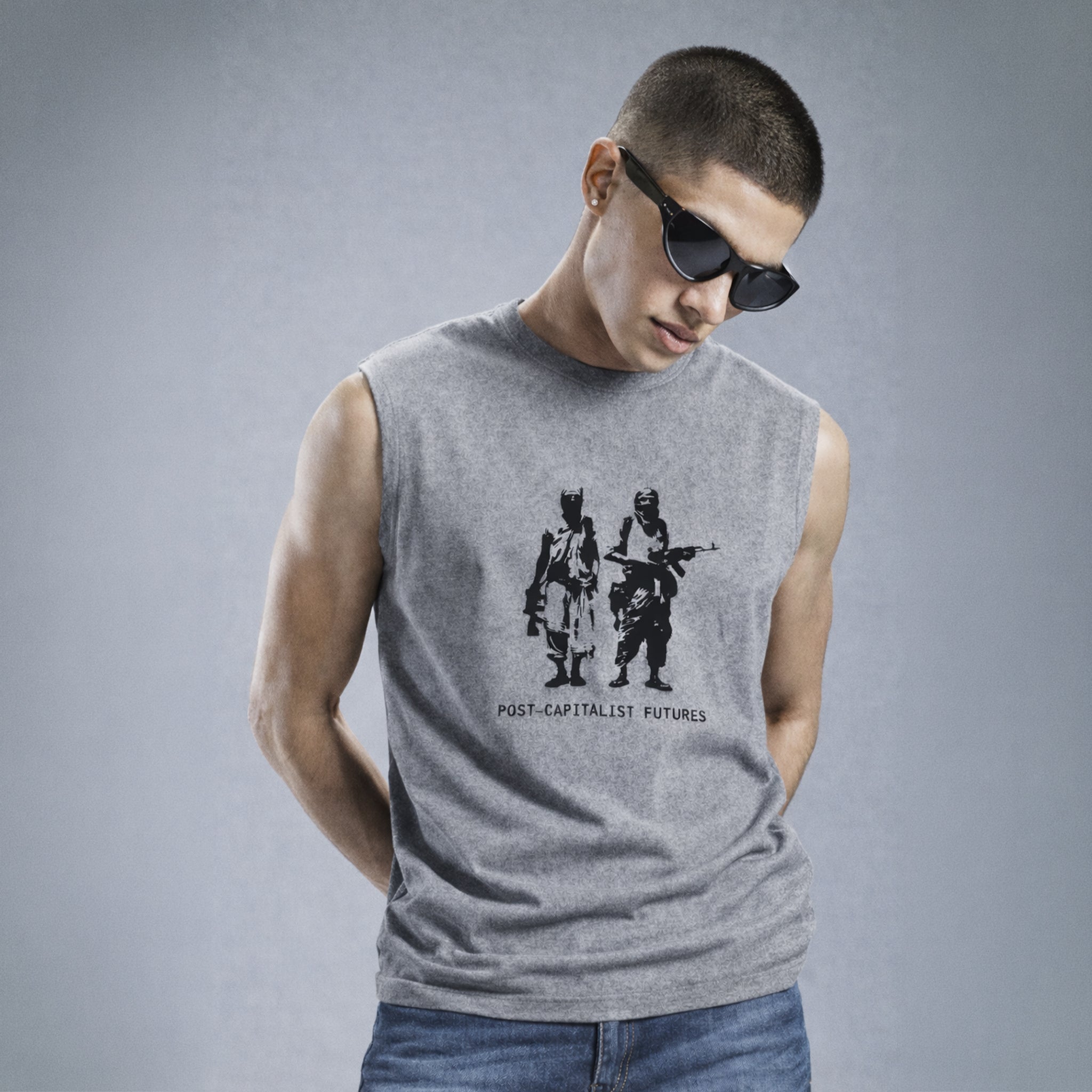 Post-Capitalist Futures — Men’s Sleeveless T-Shirt