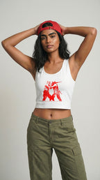No Masters No Myths Female Crop Top