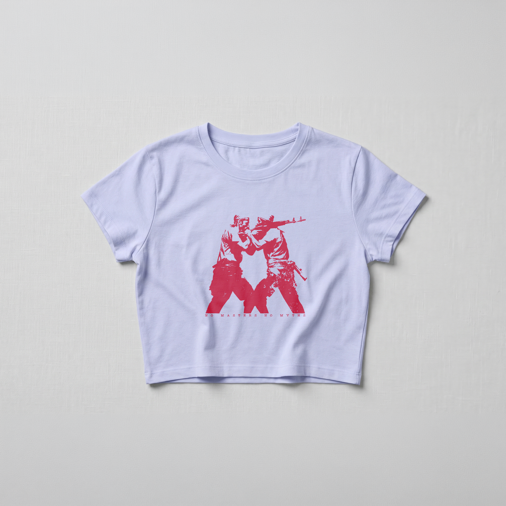 No Masters No Myths Female Crop Top