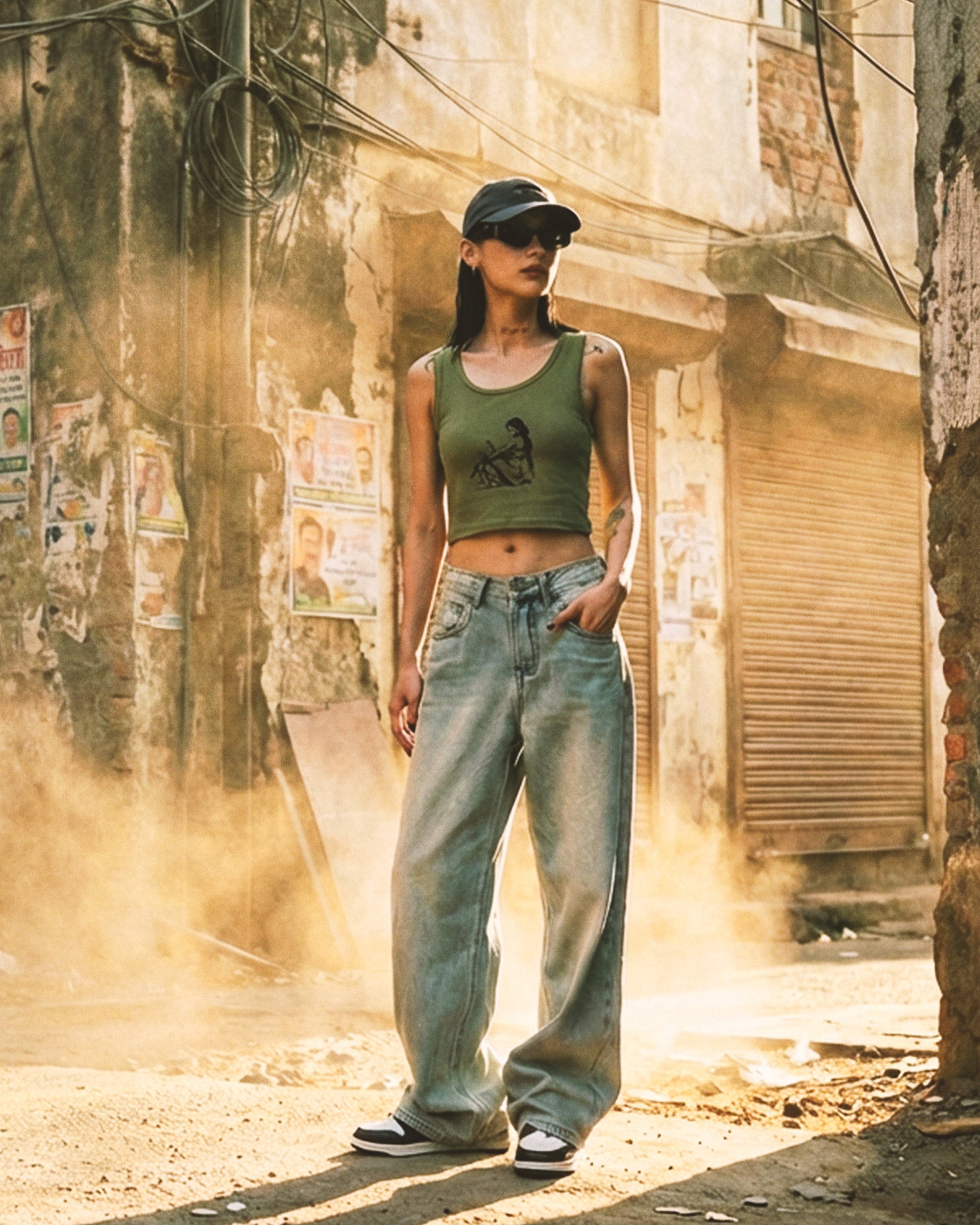 Queens Female Crop Tank