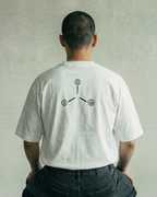 RULES BASED ORDER // 240GSM SYSTEM ARTIFACT White // Unisex Oversized