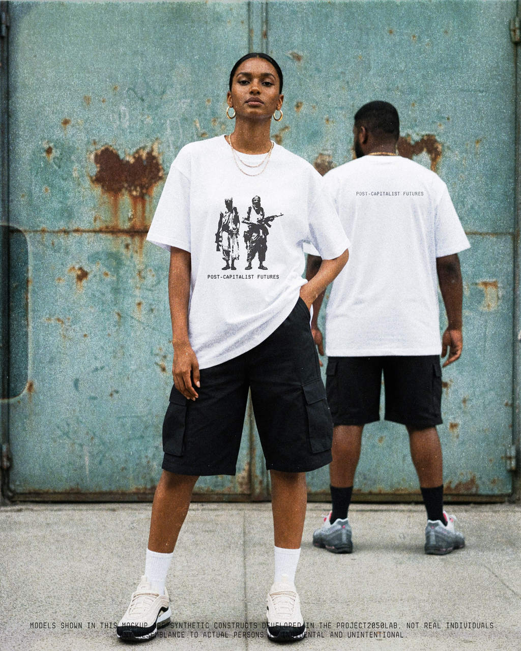 Post Capitalist Futures Unisex Oversized 240GSM Classic T-Shirt