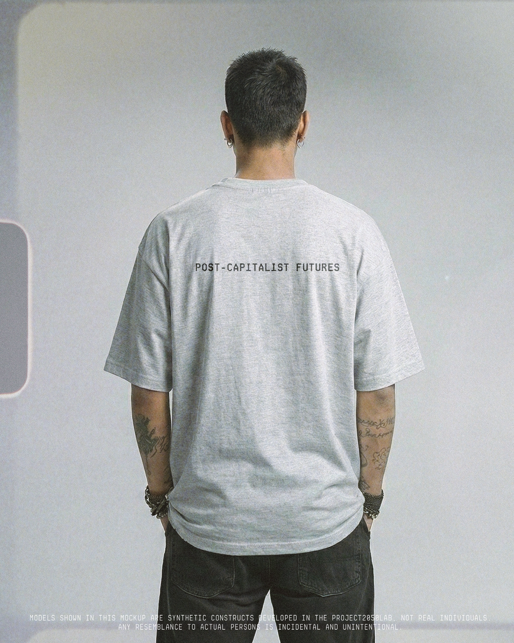 Post Capitalist Futures Unisex Oversized 240GSM Classic T-Shirt