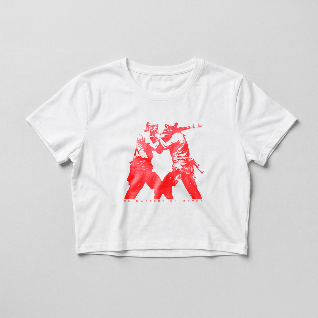 No Masters No Myths Female Crop Top