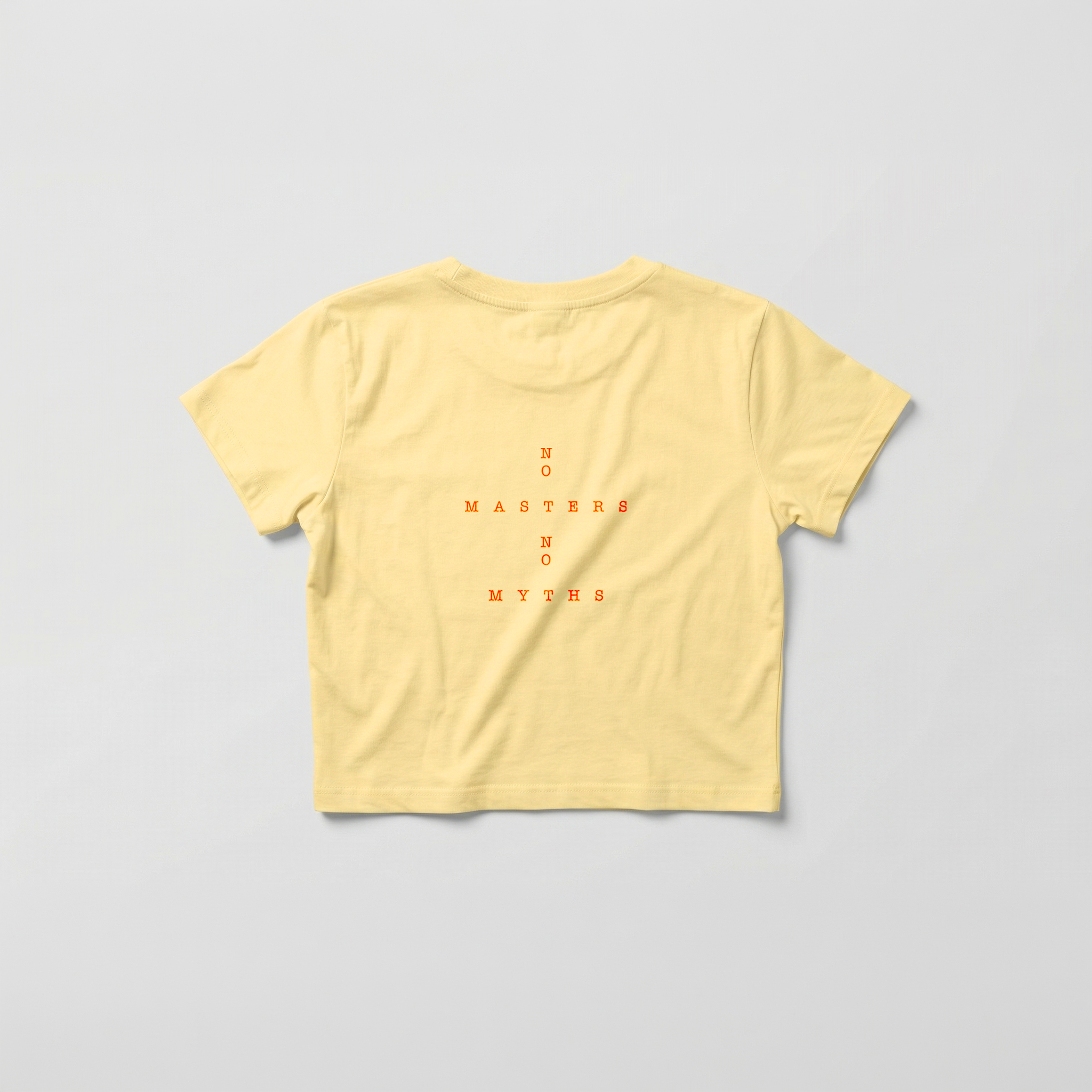 No Masters No Myths Female Crop Top