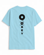 Obey Clean Oversized Classic – Baby Blue – Back