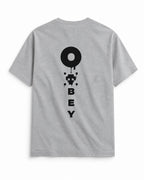 Obey Clean Oversized Classic – Grey Melange – Back