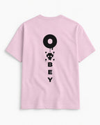 Obey Clean Oversized Classic – Light Baby Pink – Back