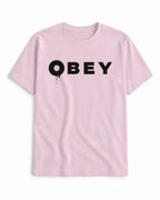 Obey Clean Oversized Classic – Light Baby Pink – Front