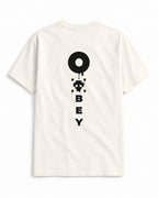 Obey Clean Oversized Classic – Off White – Back