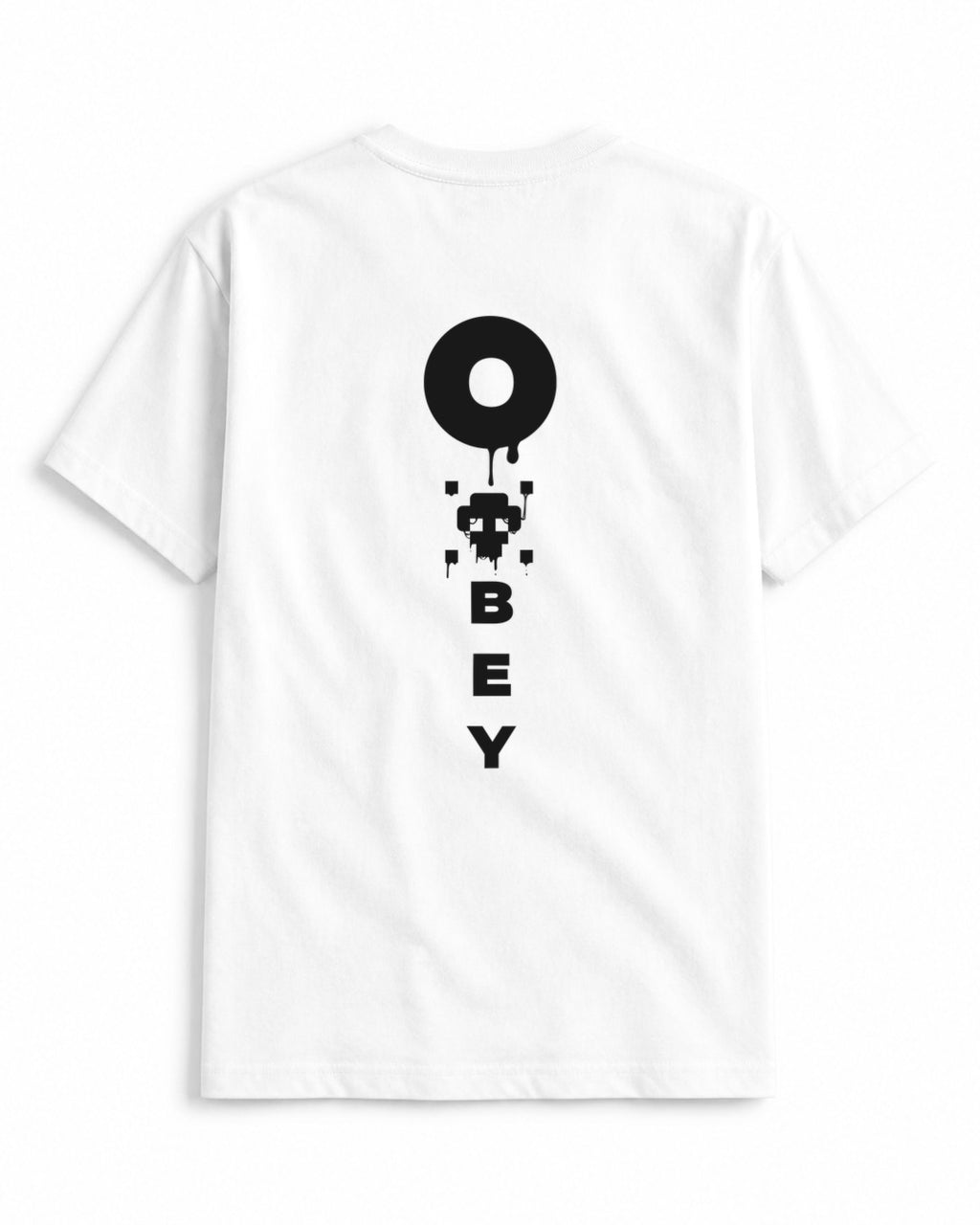 Obey Clean Oversized Classic – White – Back