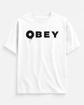Obey Clean Oversized Classic – White – Front