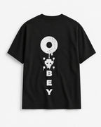 Obey Distressed Black Oversized Classic – Black – Back