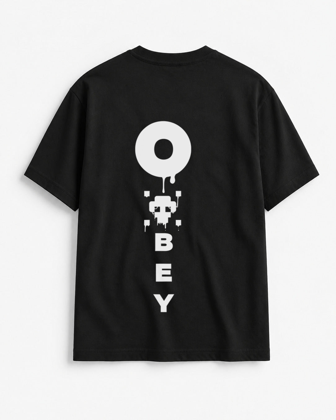 Obey Double Sided Black Oversized Classic – Black – Back