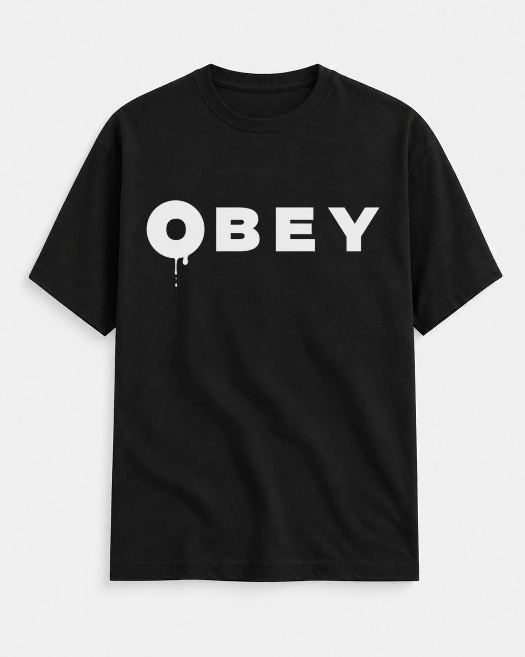 Obey Double Sided Black Oversized Classic – Black – Front