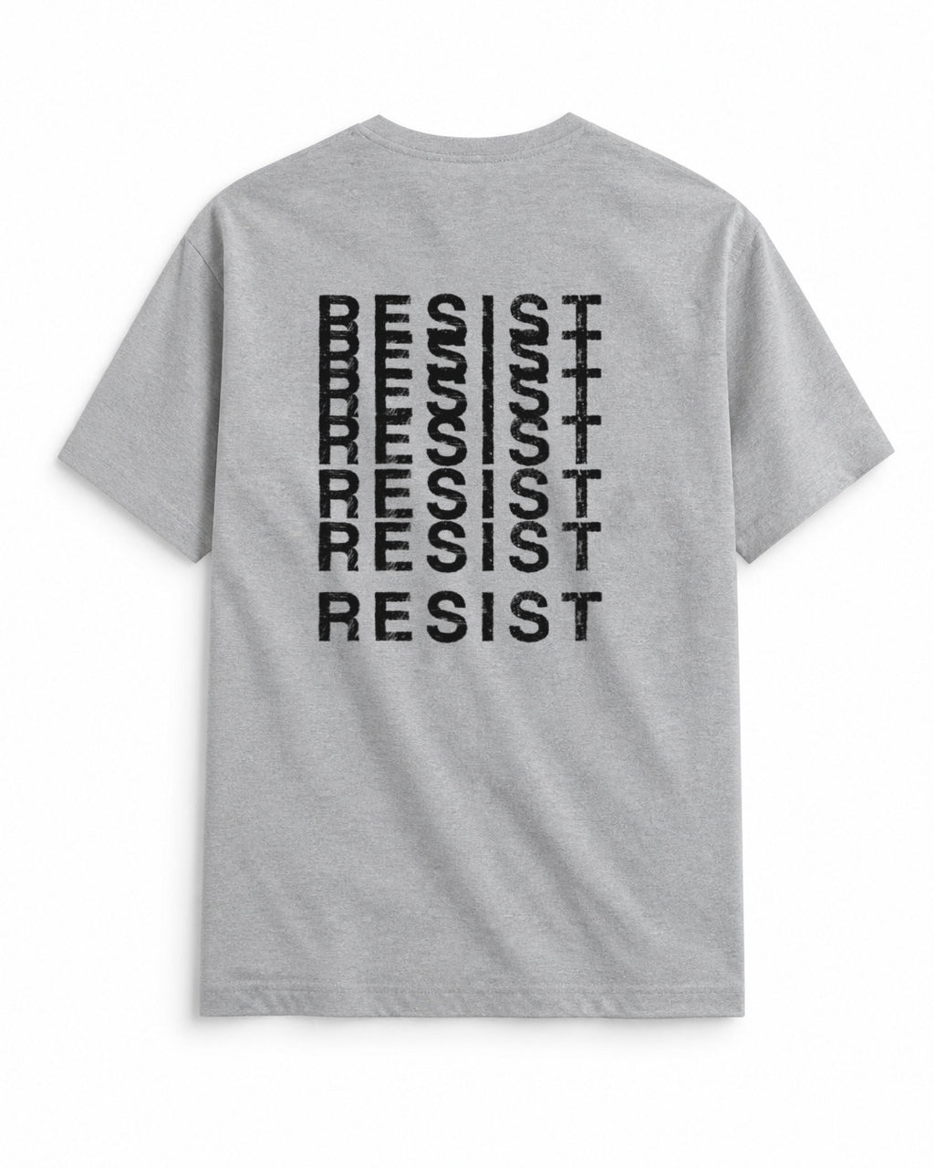 Resist DS Oversized Classic – Grey Melange – Back