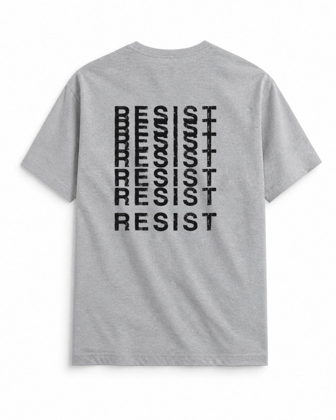 Resist DS Oversized Classic – Grey Melange – Back