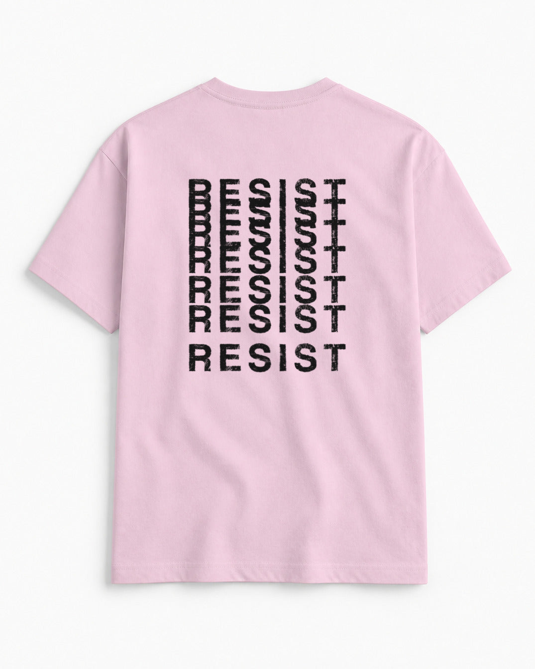 Resist DS Oversized Classic – Light Baby Pink – Back