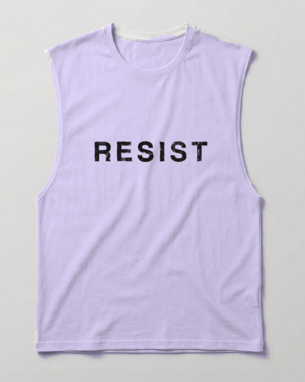 Resist Men's Sleeveless – Lavender – Front