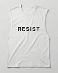 Resist Men's Sleeveless – White – Front