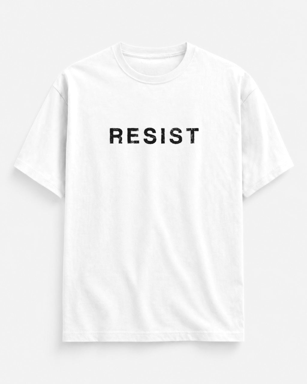 Resist Unisex DryFit – White – Front