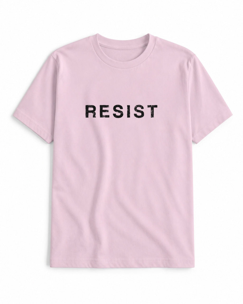 Resist Unisex Oversized Standard – Light Baby Pink – Front