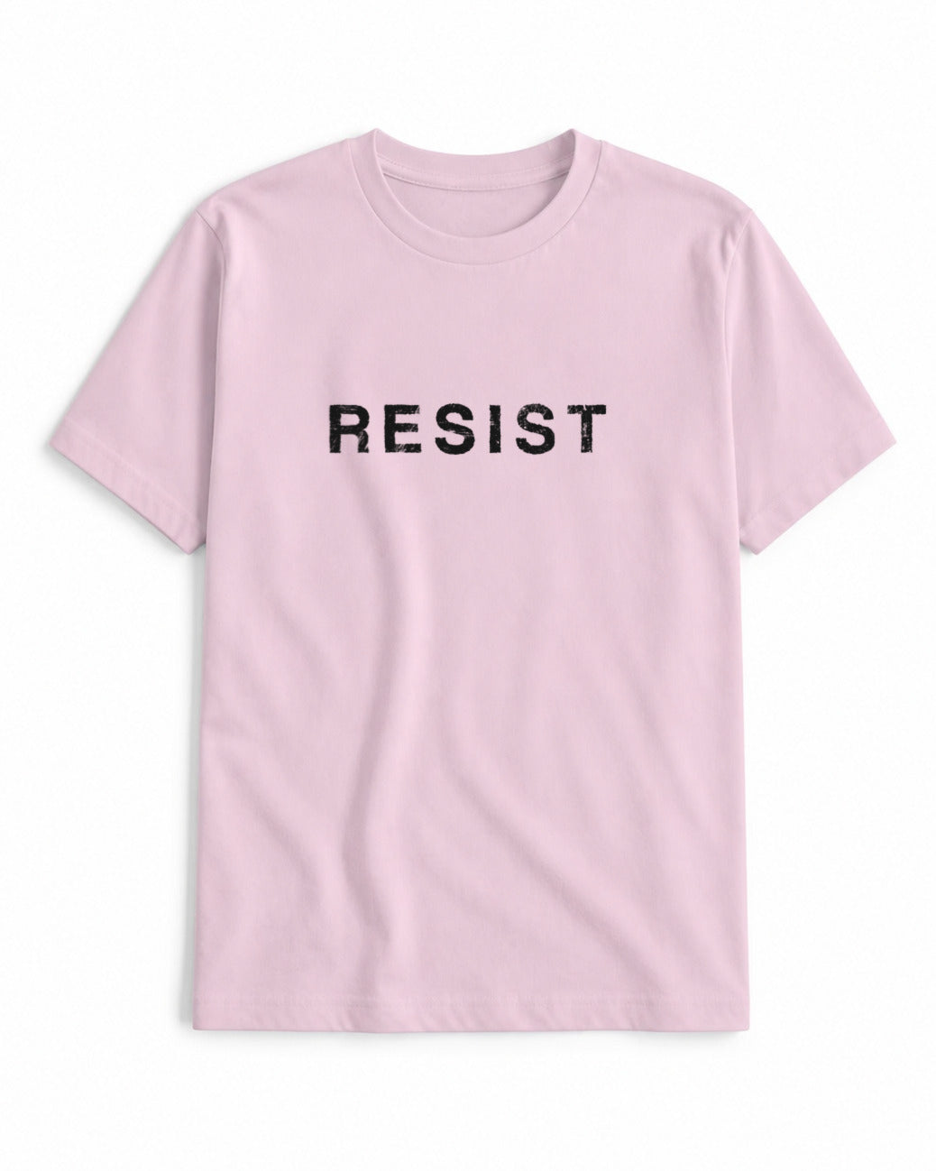 Resist Unisex Oversized Standard – Light Baby Pink – Front