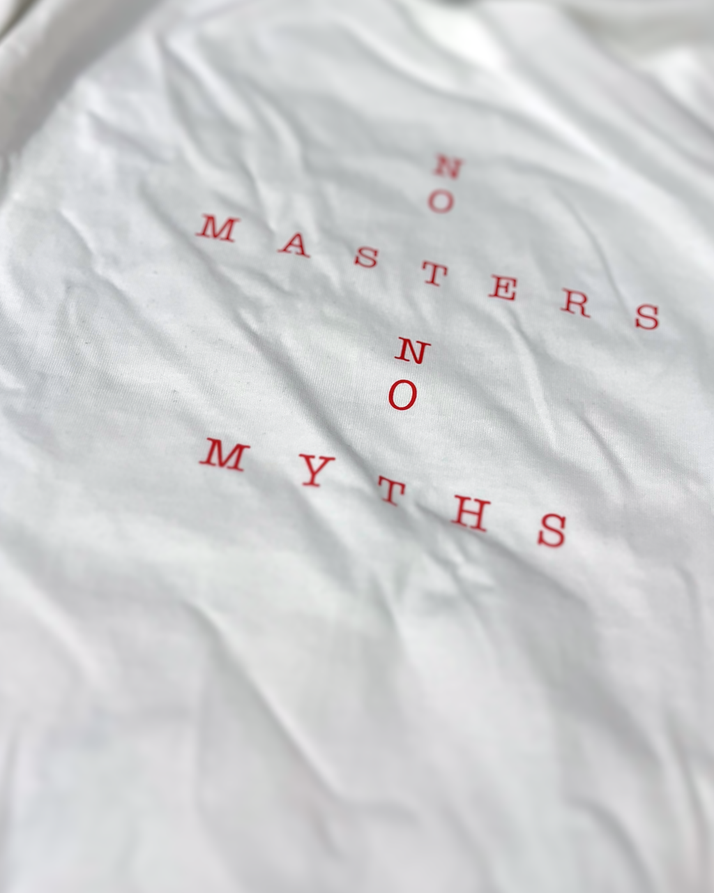 No Masters No Myths Unisex Oversized 240GSM Classic T-Shirt