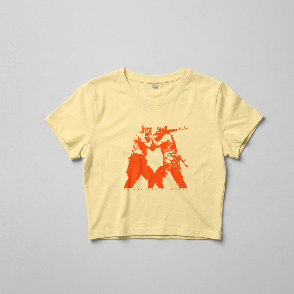 No Masters No Myths Female Crop Top